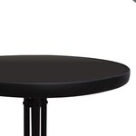 vidaXL Ensemble de bistro 3 Pièces Rotin PVC Noir