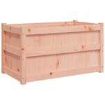 vidaXL Jardinière 90x50x50 cm bois massif douglas