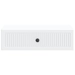 vidaXL Table d'appoint murale Blanc 59 x 34 5 x 17 cm