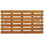 vidaXL Table de bistro pliante 100x54x71cm Bois acacia solide et acier