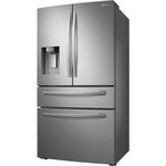 Samsung rf24r7201sr - réfrigérateur multiporte - 510 l (348l + 123l + 39l) - froid ventilé plus - l90 8cm x h177 7 cm - inox