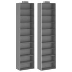 vidaXL Étagères suspendues de rangement 2 Pièces 10 niveaux Tissu