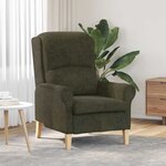vidaXL fauteuil Vert armée 76 x 94 x 102 cm Faux cuir