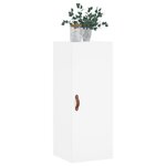 vidaXL Armoire murale blanc 34 5x34x90 cm