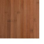 vidaXL Tapis rectangulaire marron 60x100 cm bambou