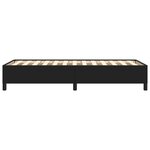 vidaXL Cadre de lit sans matelas noir 100x200 cm similicuir