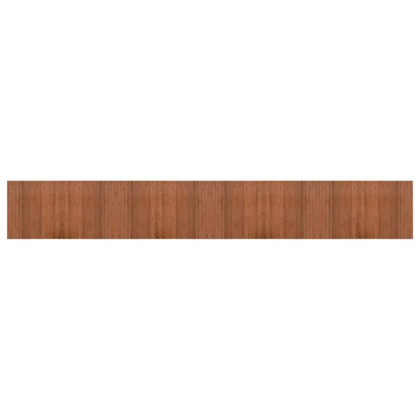 vidaXL Tapis rectangulaire marron 60x400 cm bambou