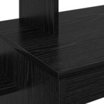 vidaXL Bureau Chêne noir 100 x 40 x 90 cm Bois d'ingénierie