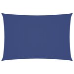 vidaXL Voile de parasol tissu oxford rectangulaire 2 5x4 5 m bleu