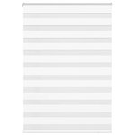 vidaXL Store zèbre blanc 105x150 cm largeur du tissu 100 9cm polyester