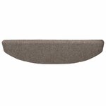 vidaXL Tapis d'escalier auto-adhésifs 15 Pièces Café 80 x 24 5 x 3 5 cm