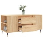 vidaXL Table basse chêne sonoma 102x44 5x50 cm bois d'ingénierie