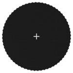 vidaXL Tapis de saut Tissu Noir pour trampoline rond de 3 66 m