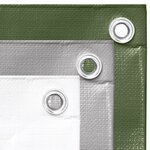 vidaXL Bâche 260 g/m² 3x5 m Vert PEHD