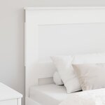 vidaXL Tête de lit avec tête de lit Blanc 100 cm Bois d'ingénierie