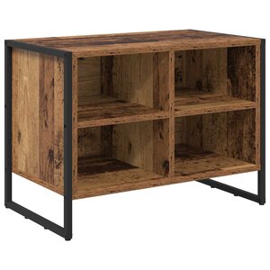 vidaXL Cabinet à chaussures avec stockage Bois Ancien 60 x 35 x 44 cm