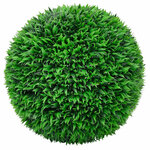 vidaXL Boules de buis artificielles avec lumières LED 2 Pièces vert 55 cm
