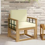 vidaXL 2 Pièce Ensemble de canapés d'extérieur Polyester