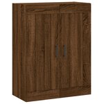 vidaXL Armoire murale chêne marron 69 5x34x90 cm bois d'ingénierie