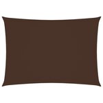vidaXL Voile de parasol tissu oxford rectangulaire 2x3 m marron