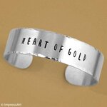 7 bandes métallique à graver - bracelet