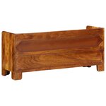 Banc à chaussures vidaXL 100x35x45 cm en bois massif d'acacia