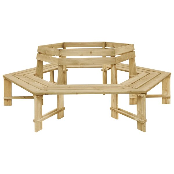 vidaXL Banc de jardin 240 cm Bois de pin imprégné