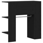 vidaXL Meuble d'entrée 2 Pièces Chêne noir 97.5 x 37 x 99 cm