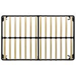 vidaXL Cadre de lit sans matelas noir métal 160x200 cm