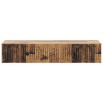 vidaXL Table d'appoint murale Bois ancien 87 5 x 34 5 x 17 cm