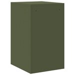 vidaXL Cabinet de Dossier avec tiroir Vert olive 44 x 50 x 106.5 cm
