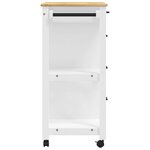 vidaXL Chariot de cuisine MONZA 84x40x88 5 cm bois massif de pin