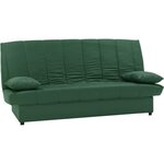 Banquette clic clac 3 places - Tissu 100  coton Vert - 190 x 92 cm - MILA