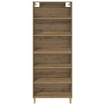 vidaXL Haut Armoire Chêne artisanal 69 5 x 32 5 x 180 cm
