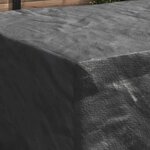 vidaXL Housse pour mobilier d'extérieur Noir 240 x 160 x 100 cm 420D