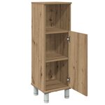 vidaXL Armoire de bain chêne artisanal 30x30x95 cm bois d'ingénierie