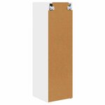vidaXL Meuble TV mural Blanc 30 x 31 x 100 cm Bois d'ingénierie