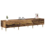 vidaXL Meuble TV Bois Ancien 150 x 36 x 30 cm Bois d'ingénierie