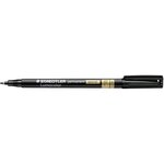 Marqueur Lumocolor permanent spécial 319F Pointe Fine Noir x 10 STAEDTLER