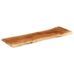vidaXL Dessus de table 140x40x3 8 cm rectangulaire bois massif acacia