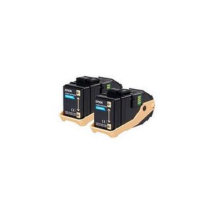 Epson toners pack de 2 cyan s050608