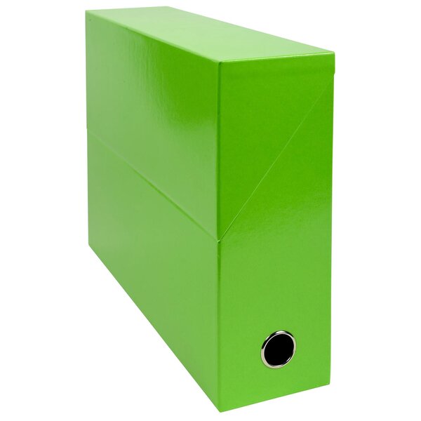 Boite Transfert Dos 90mm Iderama - Vert Anis - X 5 - Exacompta