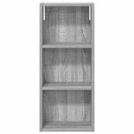 vidaXL Armoire murale de salle de bain Gris Sonoma 30 x 14 x 70 cm