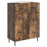 vidaXL Buffet Chêne fumé 66 x 34 5 x 89 5 cm Bois d'ingénierie