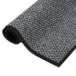 vidaXL Paillasson Gris 80x120 cm