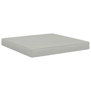vidaXL Coussin de plancher de palette 60x61 5x6 cm Beige Tissu