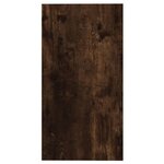 vidaXL Table d'appoint Chêne fumé 50x26x50 cm Bois d'ingénierie