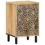 vidaXL Armoire de salle de bain 38x33x58 cm bois massif de manguier