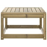 vidaXL Repose-pied de jardin bois de pin imprégné