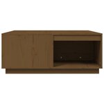 vidaXL Table basse Marron miel 100x101x40 5 cm Bois massif de pin